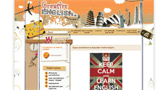 Desktop Screenshot of creative-english.org